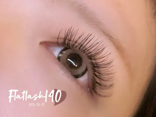 フラットラッシュ140本(オフ無)※カール【J.JC.C.D】長さ【~13mmまで】