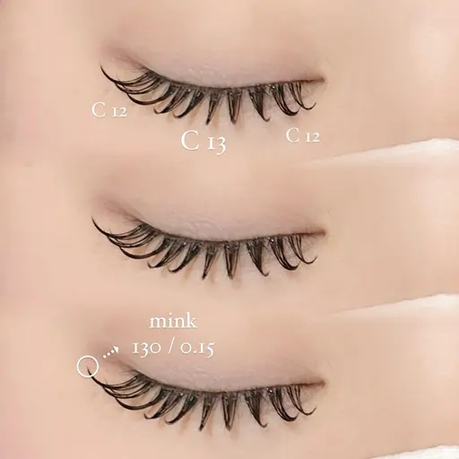 【無料モデル】マツエク ボリュームラッシュ 300本 【オフなし】👀🎀当日予約可⭕️