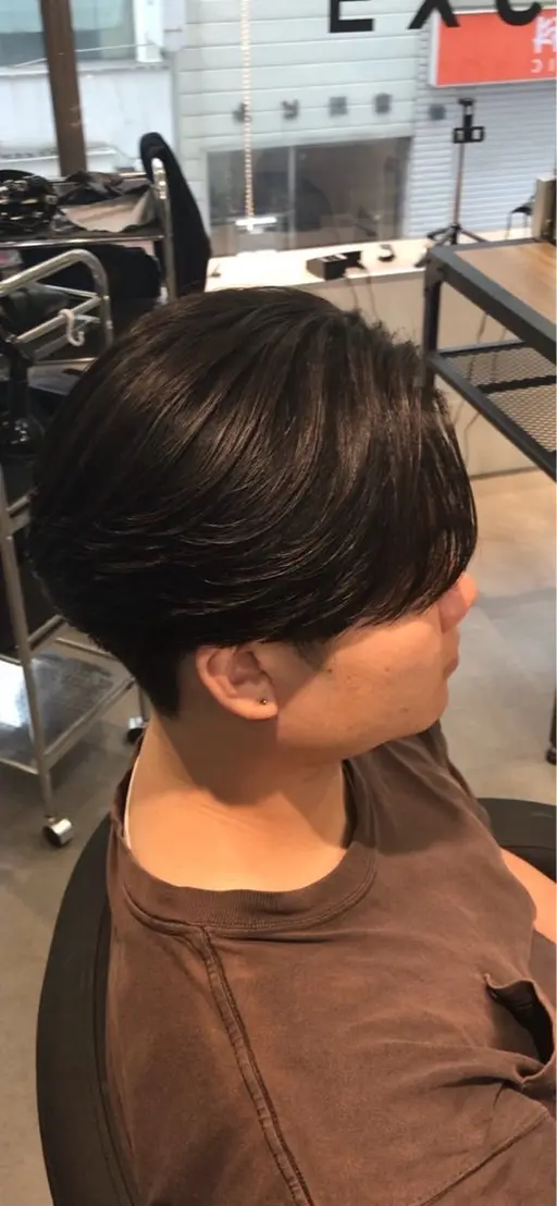 メンズ限定🚹カット✂️【マッシュ・センターパートのみ】 ➕ 縮毛矯正💥