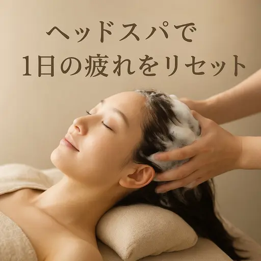 【当日割】🫧お仕事 / 日々の疲れに癒し🌿ヘッドスパ+トリートメント付 ブロー仕上げ✨学生予約可🎓📖