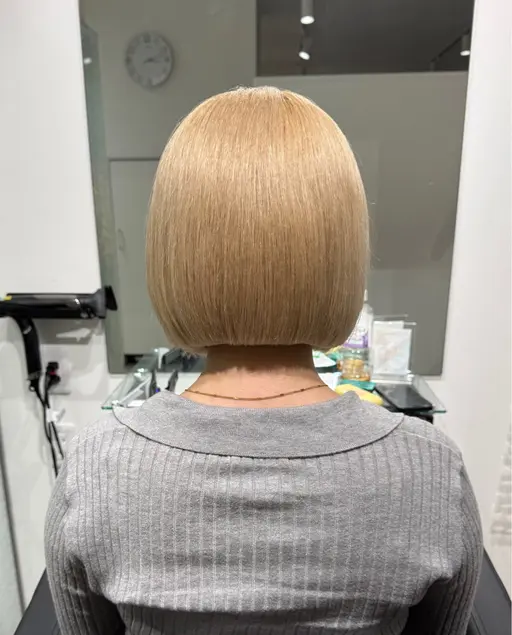 🐑ぱつっとしたライン Bob Cut【クイックトリートメント付き】 ※シャンプーブロープラス料金無し