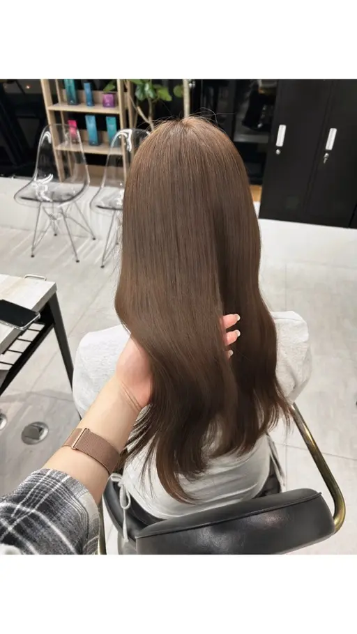 🐩🍈ダブルカラー（ブリーチなし）+2stepトリートメント