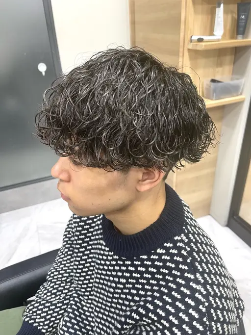 🍂新規様限定🍂波巻きパーマ＋メンズカット＋トリートメント