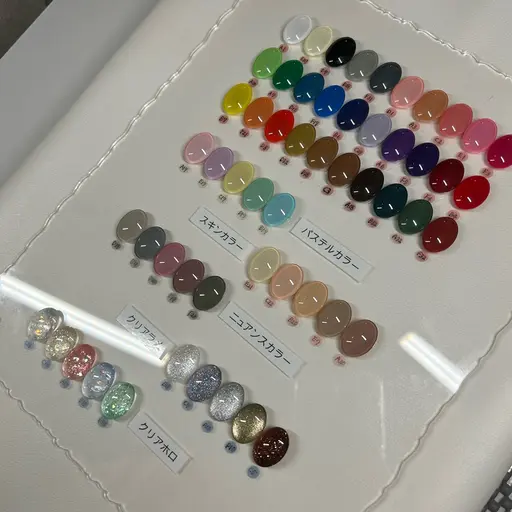 オフ込み、ワンカラー10本（アート不可）※パーツ、3Dなどアートオフ不可※長さ出し不可