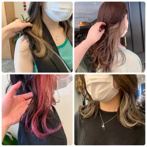✨カット+インナーカラー✨ 韓国風・透明感・推し色など、トレンドを取り入れたデザインをご提案！