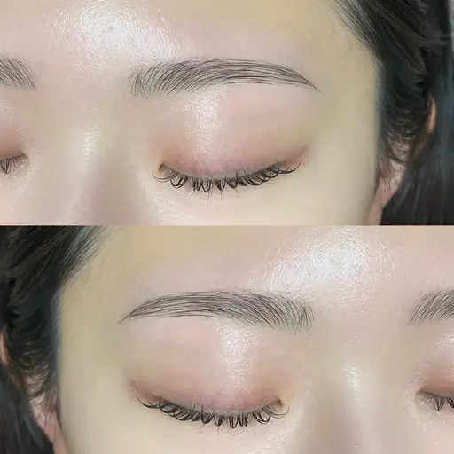 美眉毛アイブロウデザインWAX＋間引き（毛量調整）＋眉毛メイク仕上げ