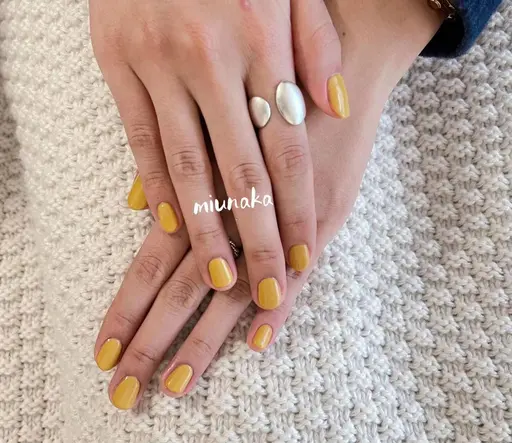 透明感ワンカラー、韓国ジェルカラー💚オフなし、丁寧なケア込み