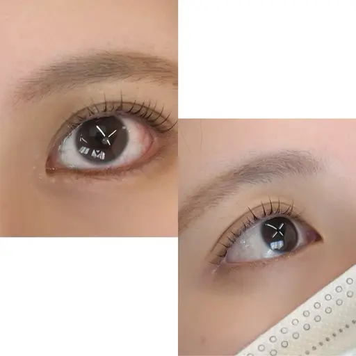 上まつ毛　ダメージレスまつ毛パーマ（ケラチンTr付）➕束感コーティング　平日限定🌈