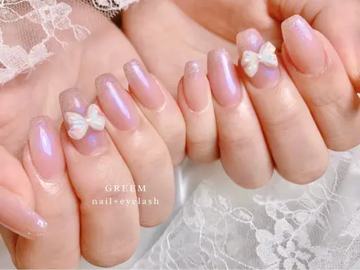 【うる艶美爪🥺🫧】サンプルから選ぶ‼︎ちゅるん系💞シンプルネイル※オフ無料💘