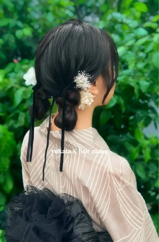 ヘアセット🎀 or 浴衣着付け👘　　　　　　　　　　　　　　　　　　　　⚠️こちら単品メニューになります⚠️