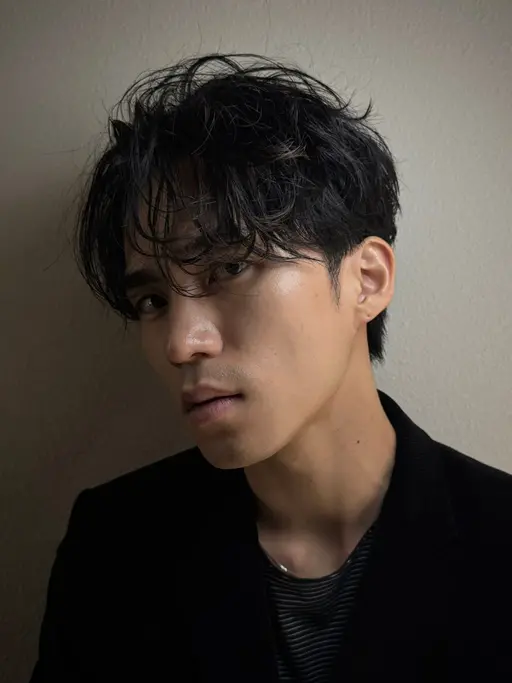 渋く かっこよく  大人パーマ