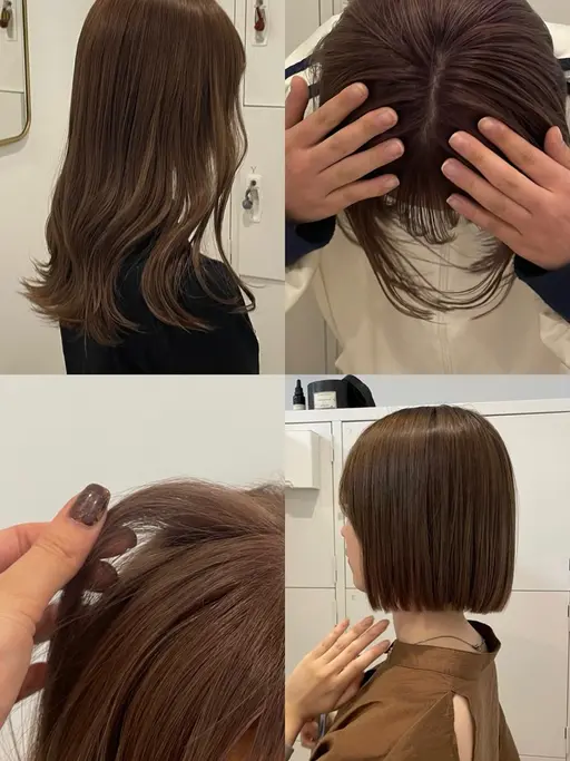 〔 10/4.5限定🍁〕cut + color ( Aujua shampoo付き )