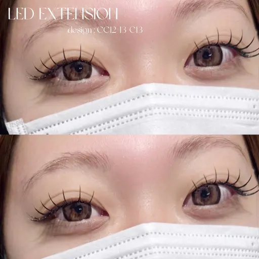 《 12/18.19限定☆》 LEDエクステ 100本