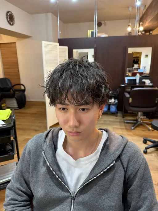 【ミニモセール!!期間限定メンズ限定クーポン】カット＋トレンドカラー＋1ステップトリートメント