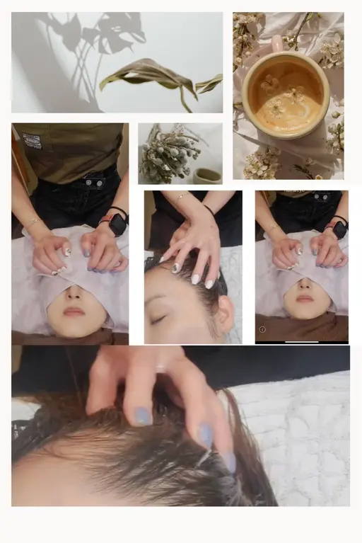 頭蓋骨調整➕ドライクリームヘッドスパ➕炭酸