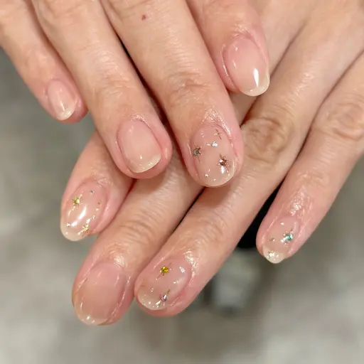 【12月17日来店限定🎀】シンプルデザイン(ワンカラーベースに4本までアート可🙆🏻♀️)🧁オフ有・無