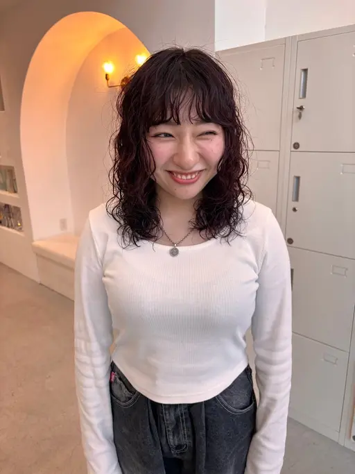 【🍒ご新規様限定】カット＋パーマ（¥2,200）⚠︎現金のみ