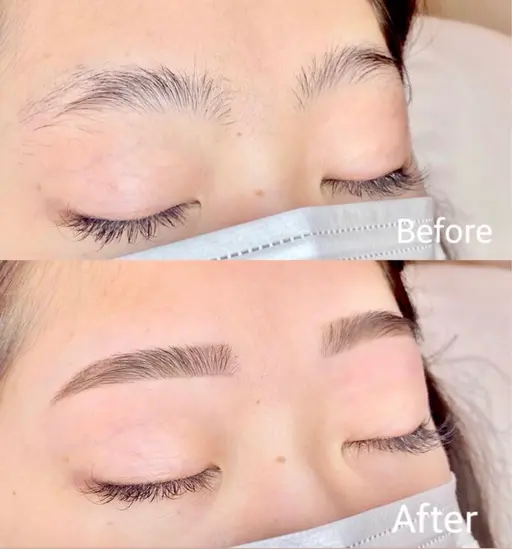 年内限定メニュー《アイブロウ》眉毛カット、眉毛wax脱毛