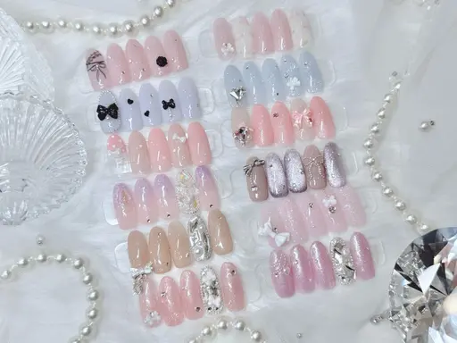 🎀初回オフ無料🎀¥8800→¥7700【人気No.1🤍韓国ワンホン定額デザイン】※オフなし