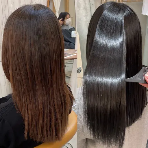 💎超最新💎質感再整カラー🩷入れる美容液トステア✨カラーと同時に髪質改善ができます✨✨カット＋カラー＋トリートメント