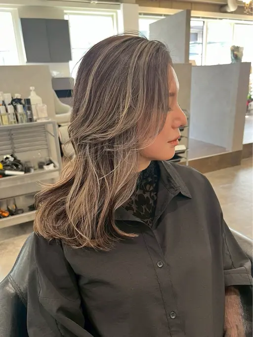 【20時〜限定】ハイライトカラー【白髪ぼかし大歓迎】