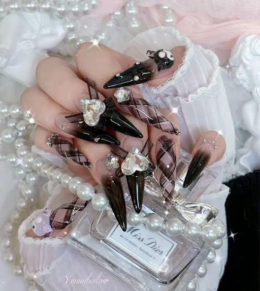 🎀人気NO.1🔥「ジェルオフ無料」チップ長さ出し10本アートパーツやり放題🎀¥11500