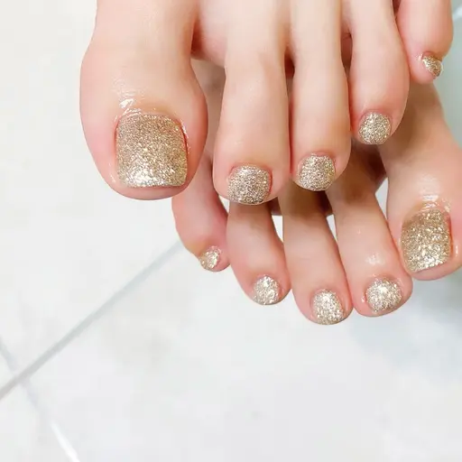 【8月限定🌻】フットネイル✨ワンカラー(オフケア込み)フットバス付き