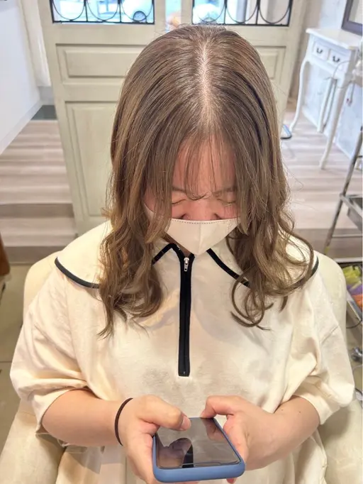‎🤍🫧艶カラー➕クイックトリートメント☁🫧🤍