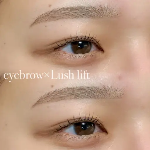 【セットメニュー🌟】ラッシュリフトorパリジェンヌ×美眉スタイリング(アイブロウWax)