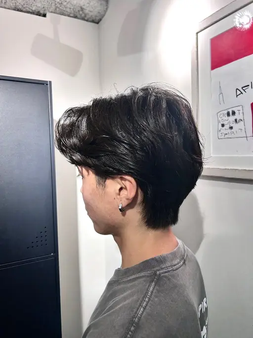 🌀メンズパーマ🌀フェザー・ニュアンス（毛流れパーマ🧑🏻‍🦱）カット➕パーマ  トリートメント追加可能🙆‍♀️