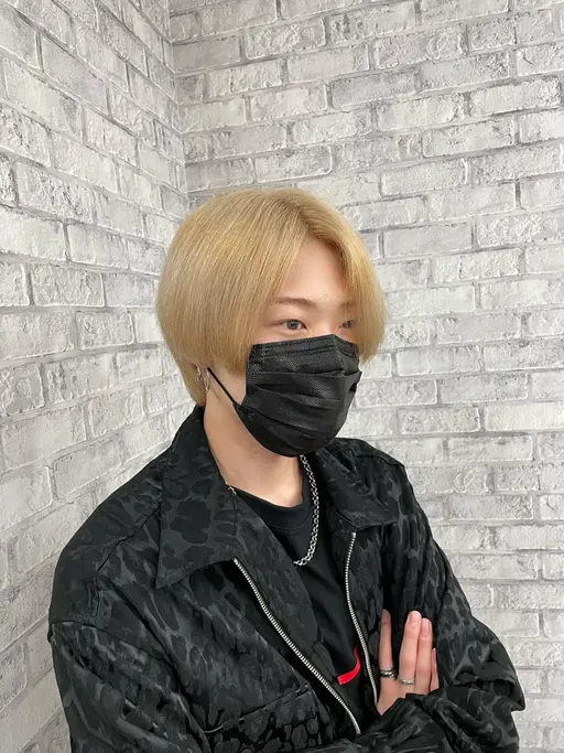 【🦋メンズハイトーン最強メニュー🦋】ダブルカラー➕1ステップ超音波トリートメント🦄（ハイトーン、メンズハイトーン）