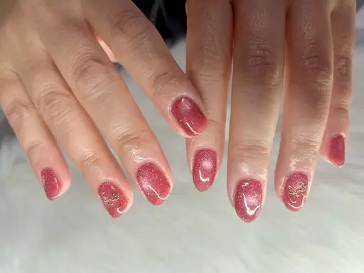 ハンドワンカラー🩵ラメグラ可✨12月限定🌕men's歓迎🤩