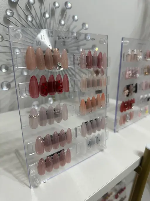 定額メニュー【大人モテコース】💖シンプル綺麗めデザインオフィスネイルに