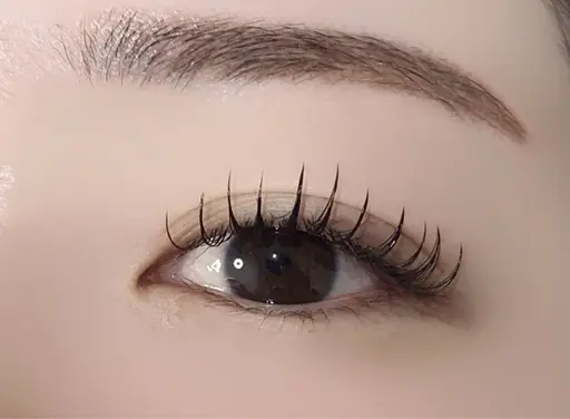 \自まつ毛との差が気になる方/パーマ× LEDエクステ100本🪄(アイシャンプー付き)