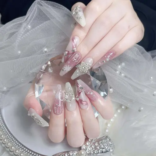 💅人気No1💕チップ長さだしストーン、パーツつけ放題20%🉐12150¥
