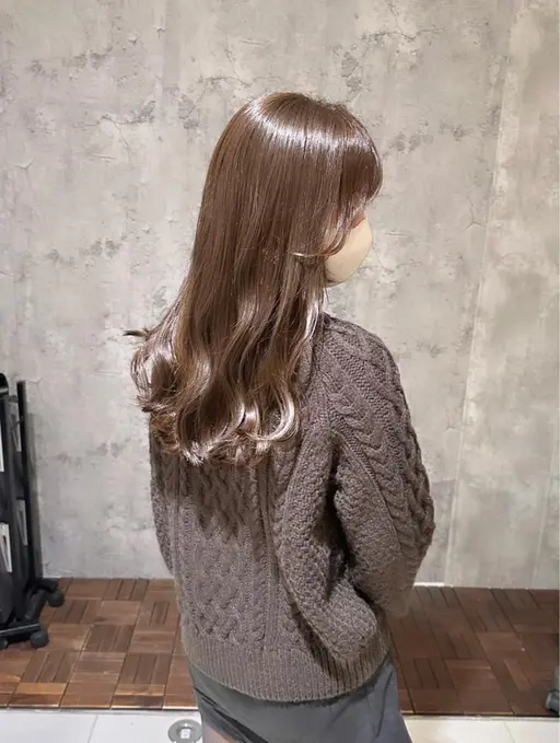 似合わせカット✂︎＋透明感カラー✨【赤味を抑えたい人にオススメ】