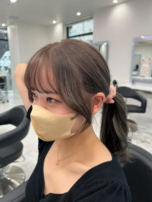 🎀ᩚ前髪&顔周りカット+コテ巻きスタイリング🌀🩵ྀི(シャンプーブロー無し)