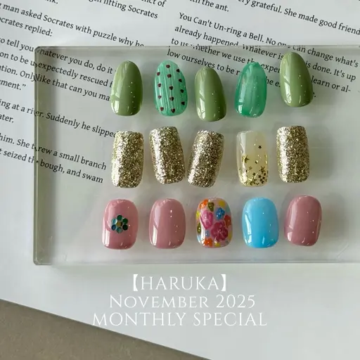 【他店オフ無料‼️🎁】定額デザイン🌟monthly special（オフあり）