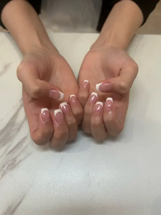 🎀白フレンチネイル【オフあり】🎀