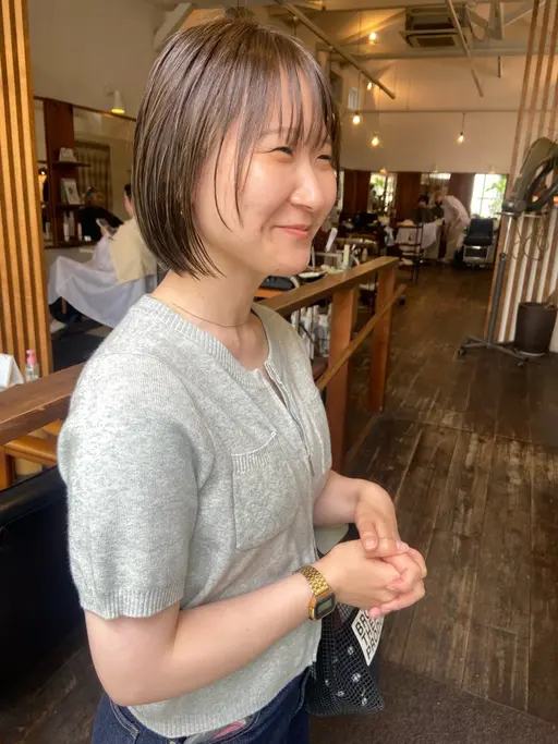 寒色系カラーアッシュオリーブ系🌱