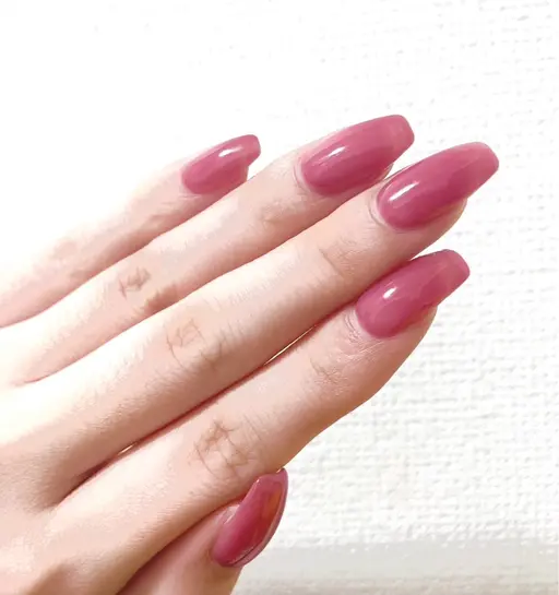 《オフあり》高発色&うる艶ワンカラーネイル💅シンプル可愛いちゅるんネイル💞 韓国ブランド『VALLAジェル』