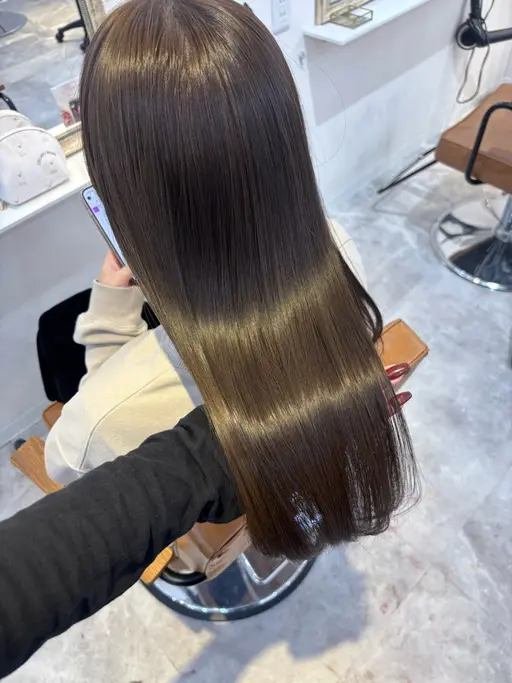 ‎🤍うる艶‎🤍髪質改善カラー☆*。onecolorで透明をお作りします‼️