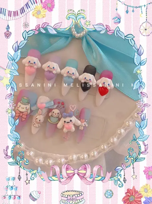 🐇キティ、サンリオ、ウサギ、キャラクターなどパーツつけ放題🐻（ソフトジェルオフ込み）