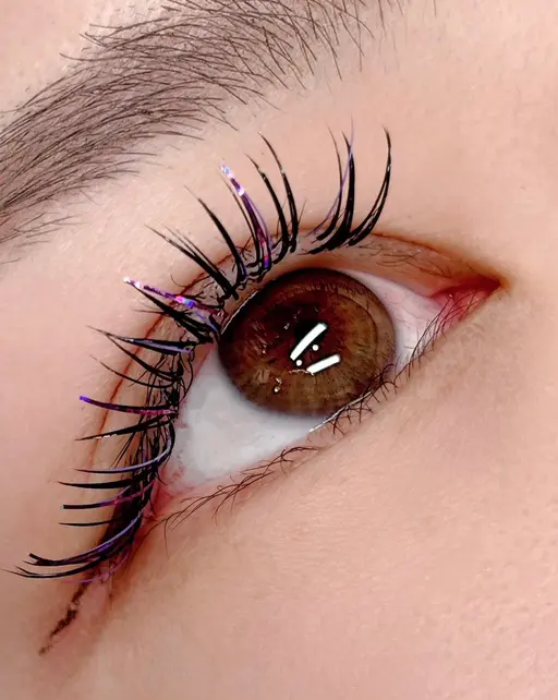 キラキラ✨ラメカラーエクステ💖120本(ラメは目尻10本)