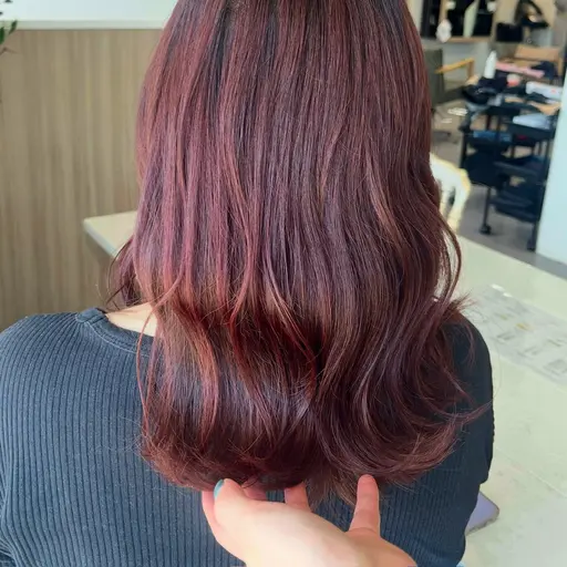 カット➕カラー🍀✨️(肩下ミディアム、ロングスタイル限定クーポン🍓)