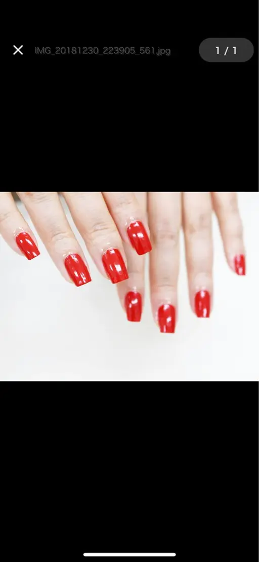 マニキュアワンカラーコース(丁寧ウォーターケア込)