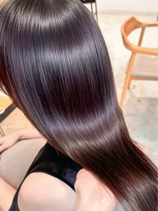 【カウンセリング撮影あり大特価】U22♥️髪質改善美髪ストレート+カット+艶カラー+2STEPトリートメント🤍💫🌈