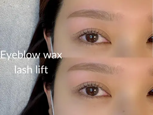 【90分】眉毛wax×まつ毛パーマ