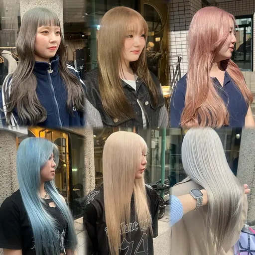 ✅初回限定✅柔らかいブリーチカラー➕カット➕内部補修トリートメント#ダブルカラー#ブリーチカラー