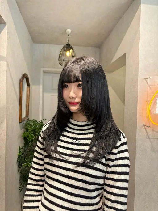 顔まわりレイヤーカット🍀💘